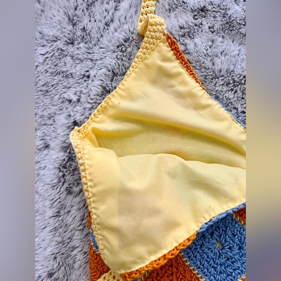 Handmade crochet patterned handbag - Picture 7 of 9